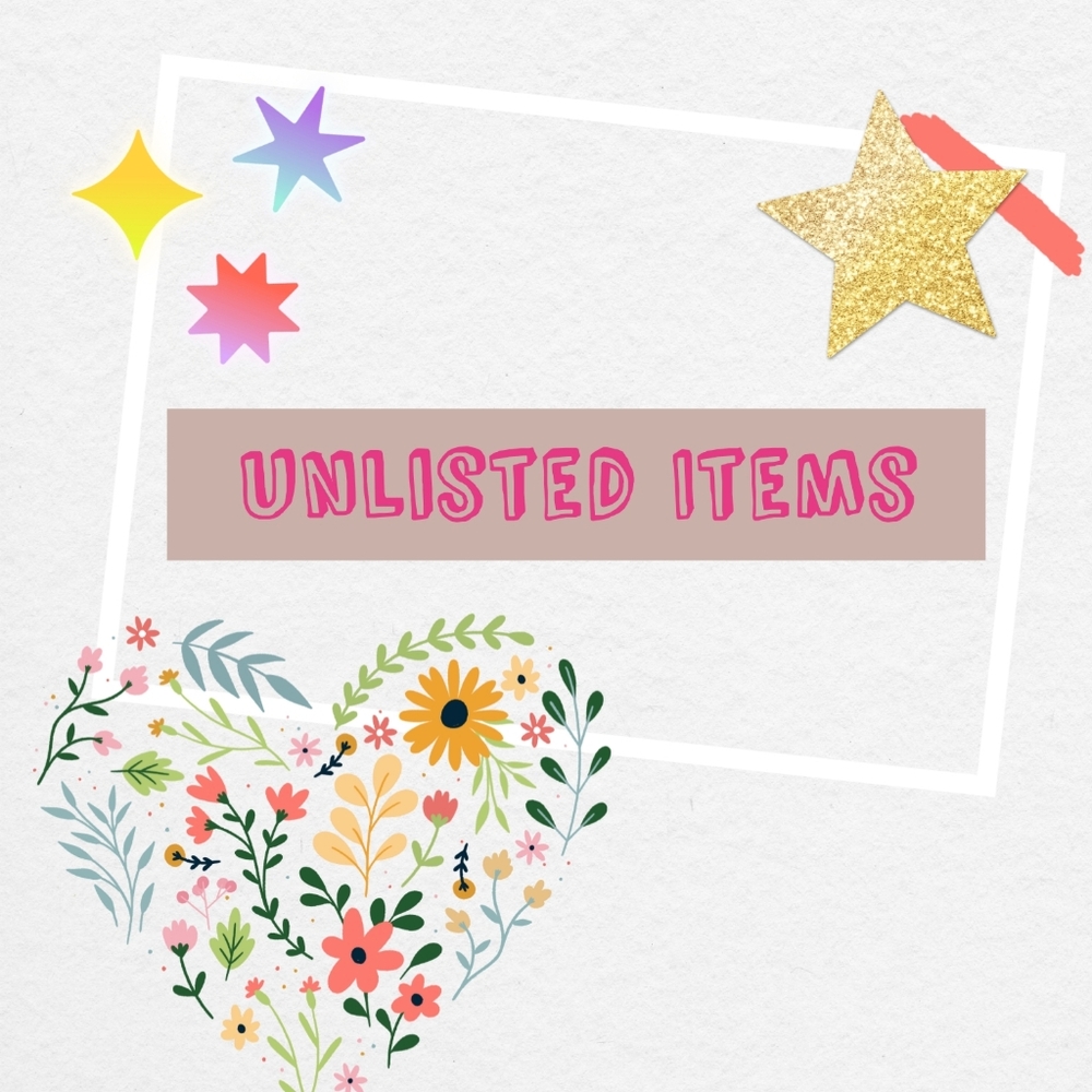 Flyer For My Unlisted Items